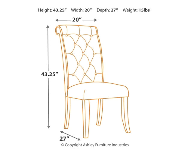 Ashley Express - Tripton Dining UPH Side Chair (2/CN)