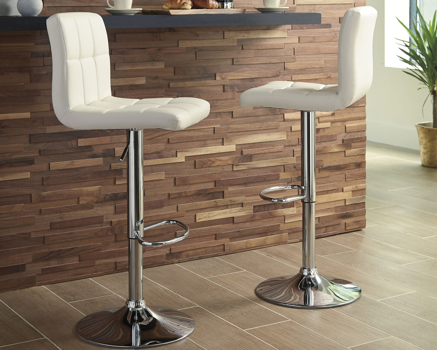 Ashley Express - Bellatier Tall UPH Swivel Barstool(2/CN)