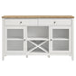 Hollis 2-door Dining Sideboard Buffet Storage Cabinet White