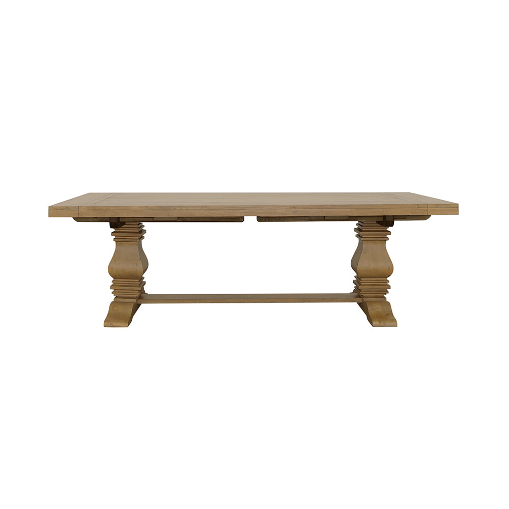 Florence 126-inch Extension Dining Table Rustic Honey