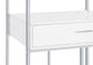 Figueroa 5-shelf Wine Storage Bar Cabinet White High Gloss