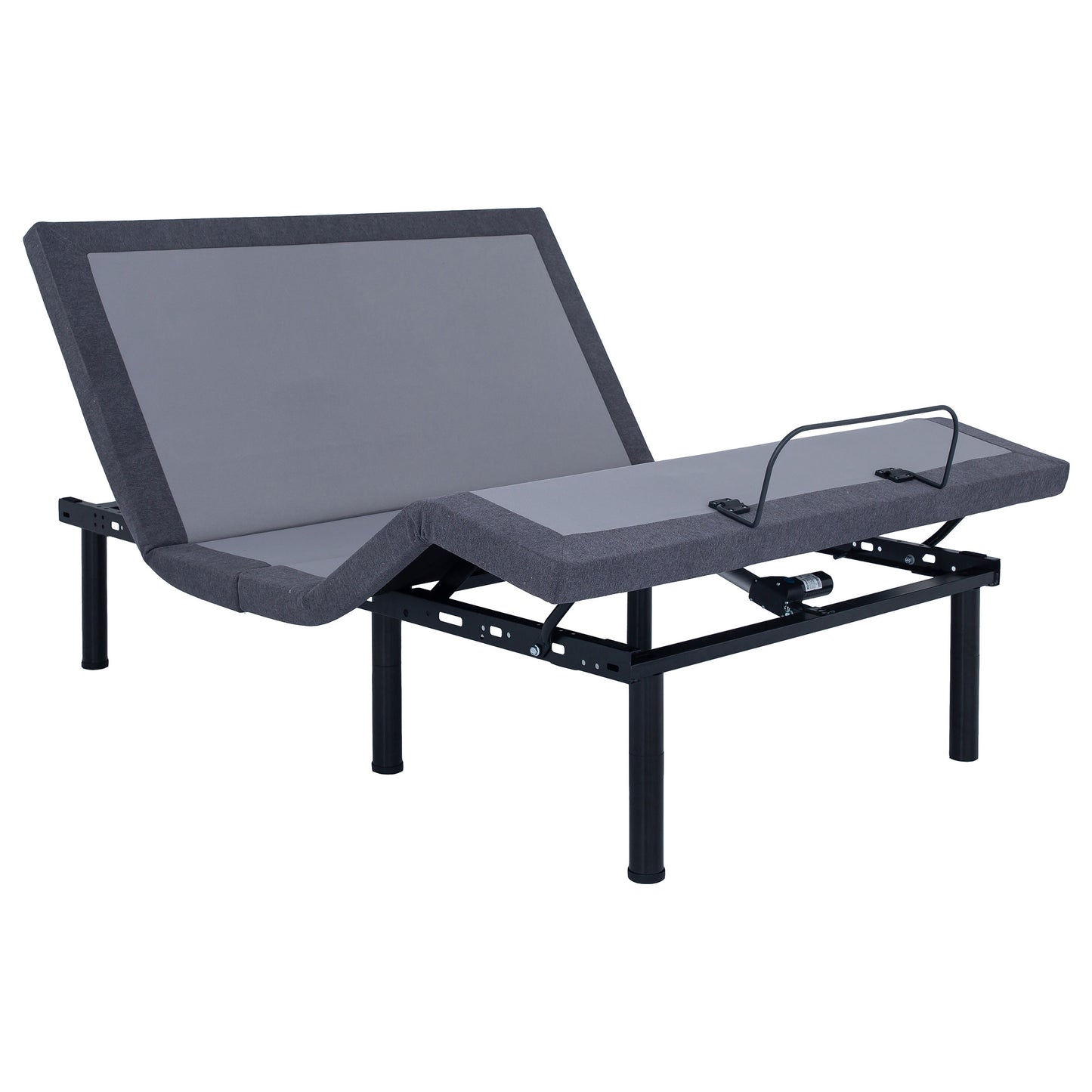 Clara Eastern King Adjustable Bed Base Grey and Black