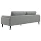 Rilynn 3-piece Upholstered Track Arm Sofa Set Grey