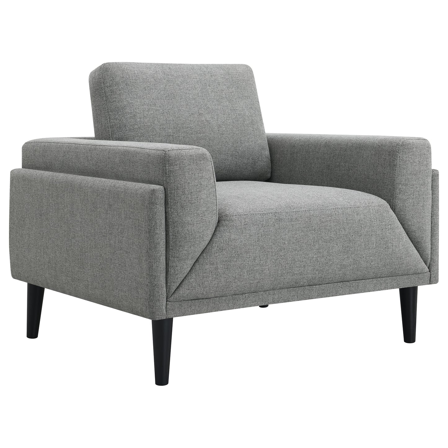 Rilynn 3-piece Upholstered Track Arm Sofa Set Grey