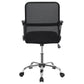 Gerta Upholstered Adjustable Mesh Office Desk Chair Black