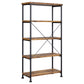 Analiese 63-inch 4-shelf Bookshelf Rustic Nutmeg