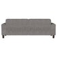 Deerhurst Upholstered Track Arm Tufted Sofa Charcoal