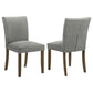 Cantley Upholstered Dining Side Chair Grey (Set of 2)