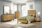 Kaywood 51-inch Twin Panel Bed Natural Pine