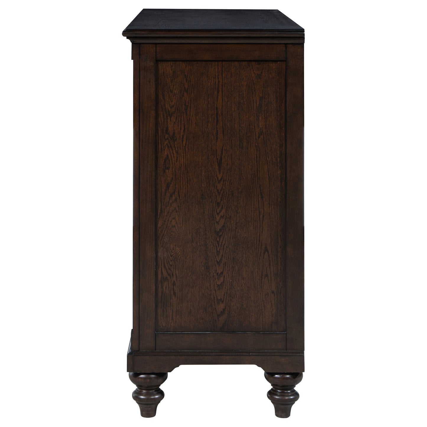 Andover 8-drawer Dresser Cabinet Dark Oak