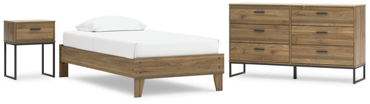 Ashley Express - Deanlow Twin Platform Bed with Dresser and Nightstand