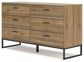 Ashley Express - Deanlow Full Platform Panel Bed with Dresser and Chest