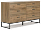 Ashley Express - Deanlow Full Platform Panel Bed with Dresser