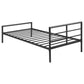 Fisher Metal Twin Open Frame Bed Gunmetal