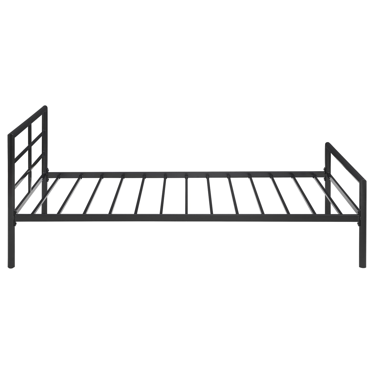 Fisher Metal Twin Open Frame Bed Gunmetal