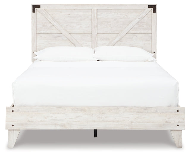 Ashley Express - Shawburn  Crossbuck Panel Platform Bed