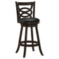 Calecita Wood Swivel Bar Stool Cappuccino (Set of 2)