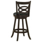 Calecita Wood Swivel Bar Stool Cappuccino (Set of 2)