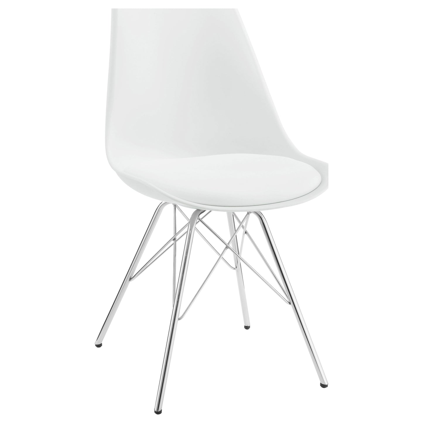 Juniper Polypropylene Dining Side Chair White (Set of 2)