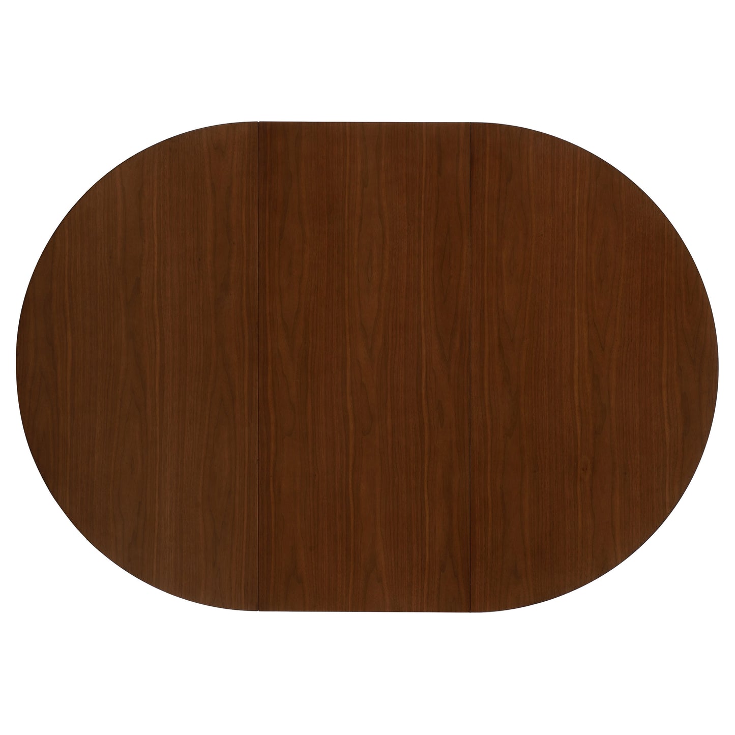 Jedda Oval 60-inch Extension Leaf Dining Table Dark Walnut