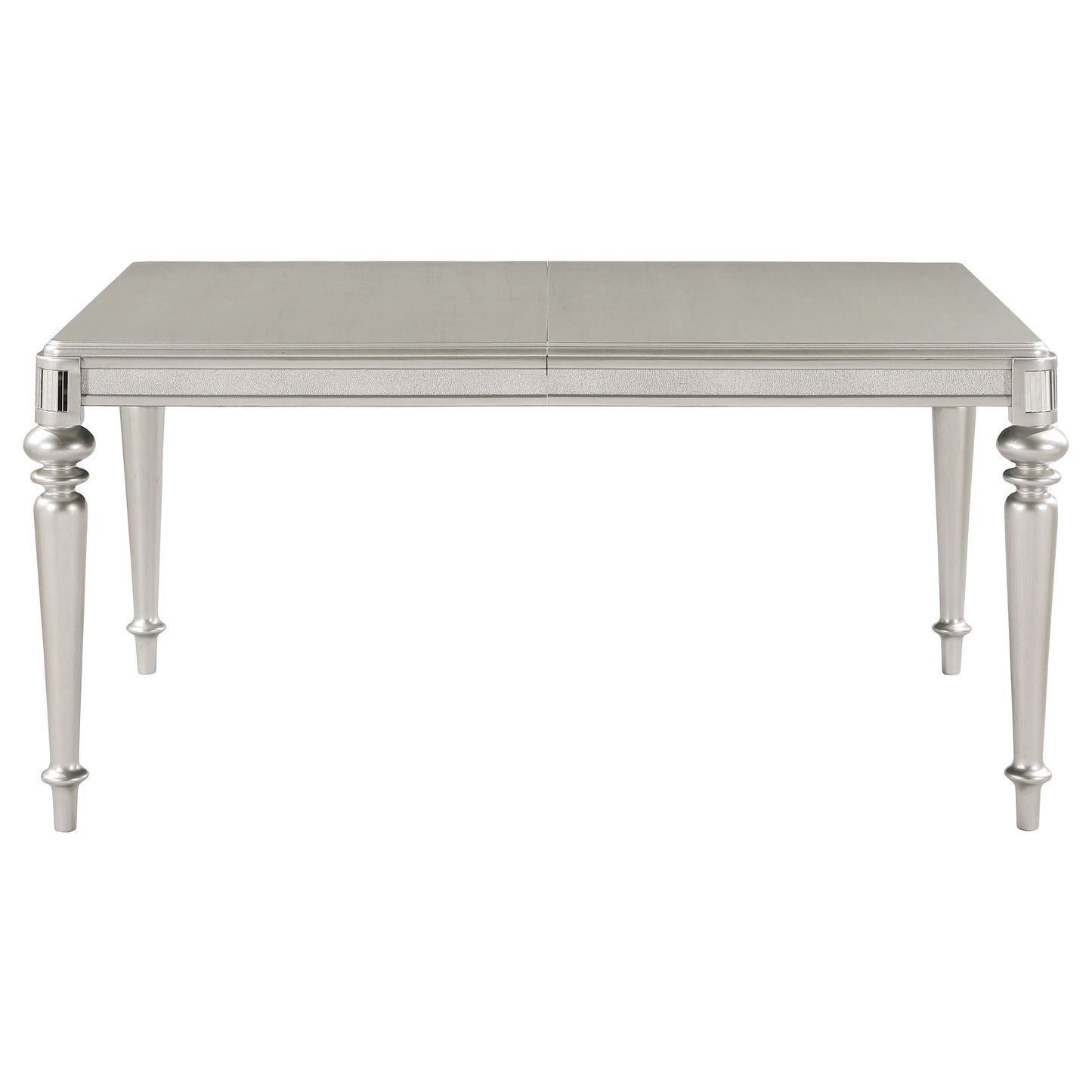 Bling Game 86-inch Extension Dining Table Metallic Platinum