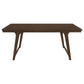 Reynolds Rectangular 79-inch Wood Dining Table Brown Oak