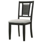 Appleton Wood Dining Side Chair Washed Black (Set of 2)