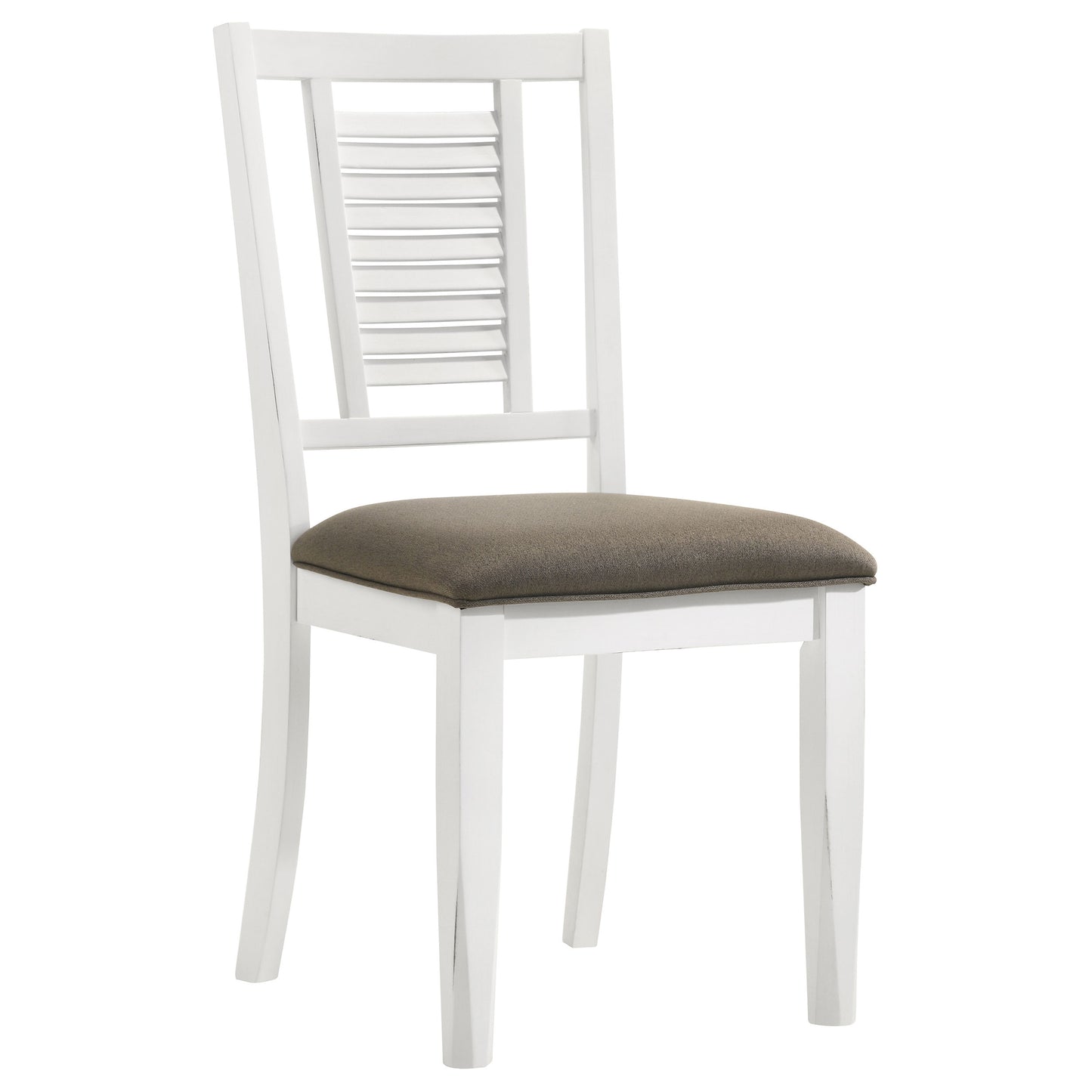 Appleton Wood Dining Side Chair Distressed White (Set of 2)