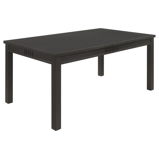 Marbrisa Rectangular 71-inch Wood Dining Table Matte Black