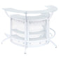 Dallas 3-piece Curved Freestanding Home Bar Cabinet White