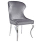 Cheyanne Upholstered Dining Side Chair Grey (Set of 2)