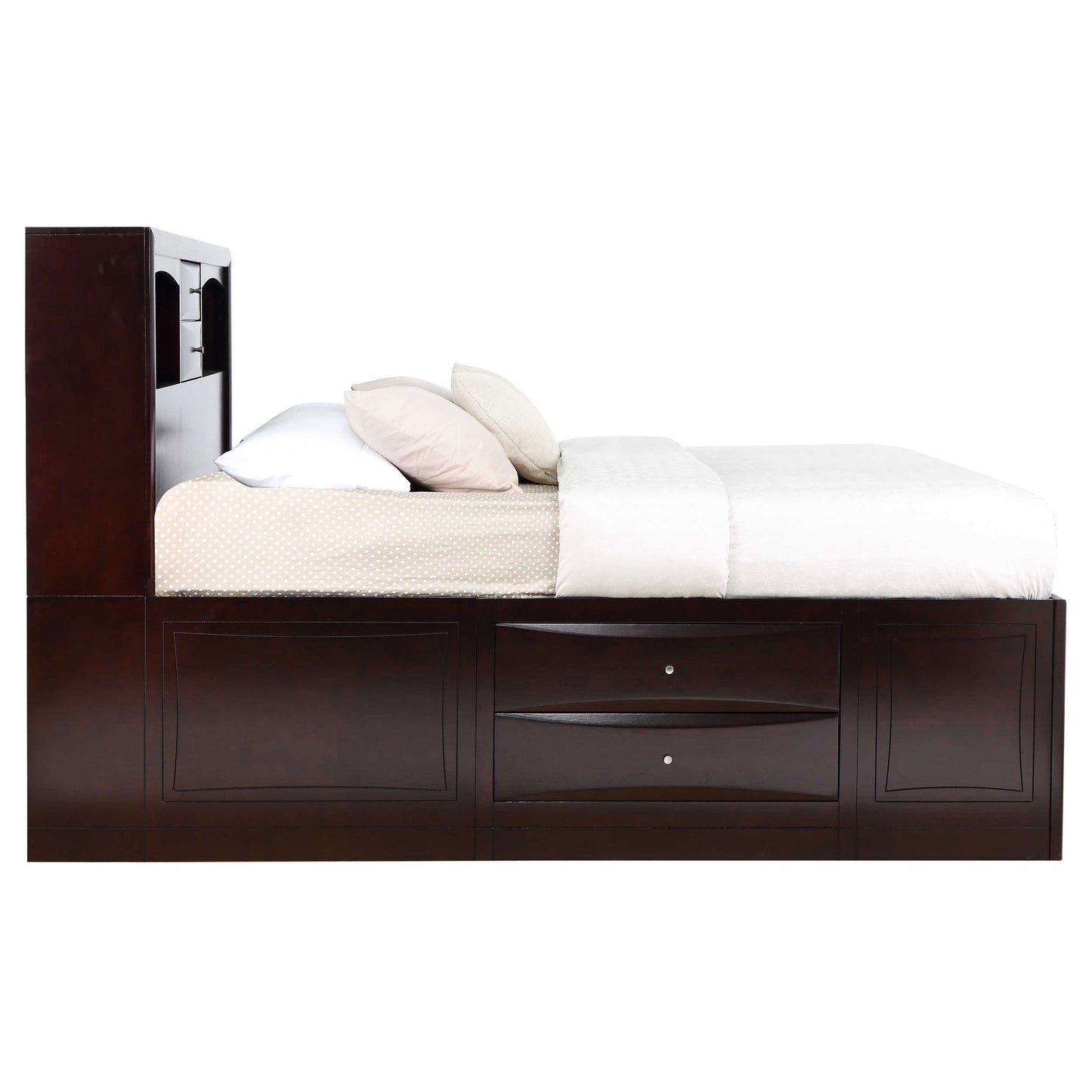 Phoenix 5-piece Queen Bedroom Set Cappuccino