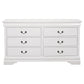 Louis Philippe 5-piece Full Bedroom Set White