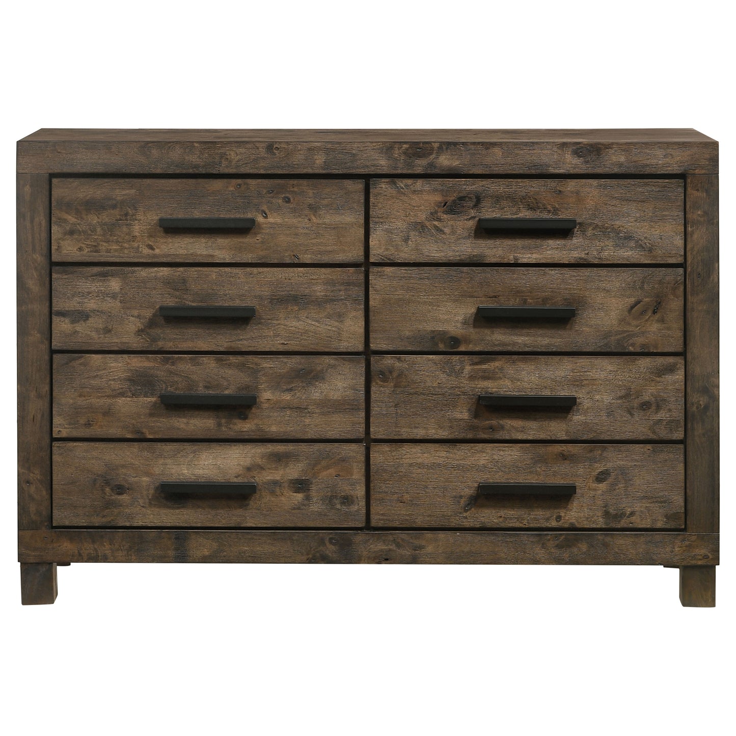 Woodmont 8-drawer Dresser Rustic Golden Brown