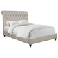 Devon Upholstered Queen Panel Bed Beige