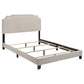 Tamarac Upholstered Full Panel Bed Beige