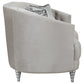 Avonlea Upholstered Sloped Arm Sofa Grey Velvet