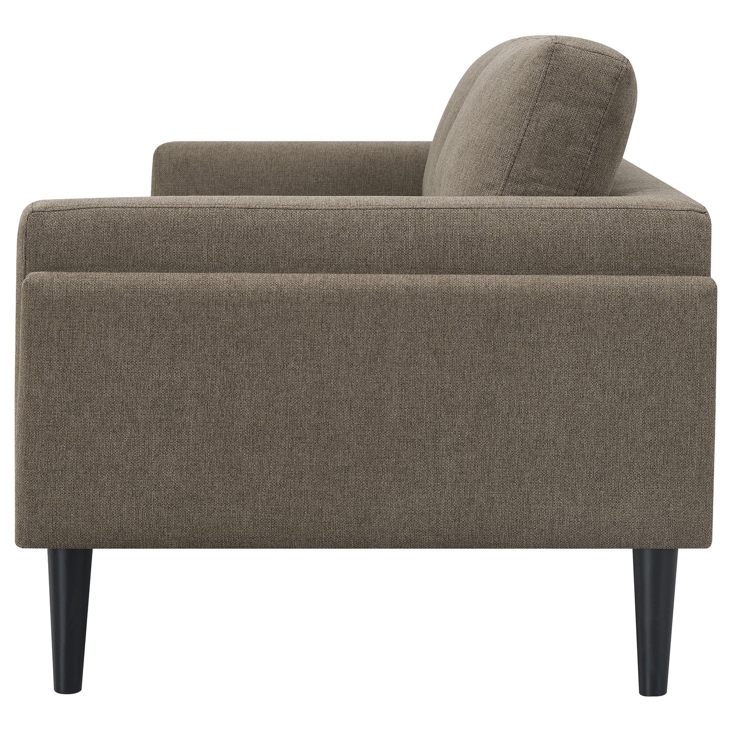 Rilynn Upholstered Track Arm Sofa Brown