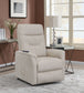 Henrietta Upholstered Power Lift Massage Chair Beige