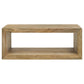 Benton Rectangular Solid Wood Coffee Table Natural