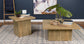 Devar Square Engineered Wood Coffee Table Mango Brown