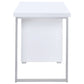 Brennan 47-inch 3-drawer Office Computer Desk White