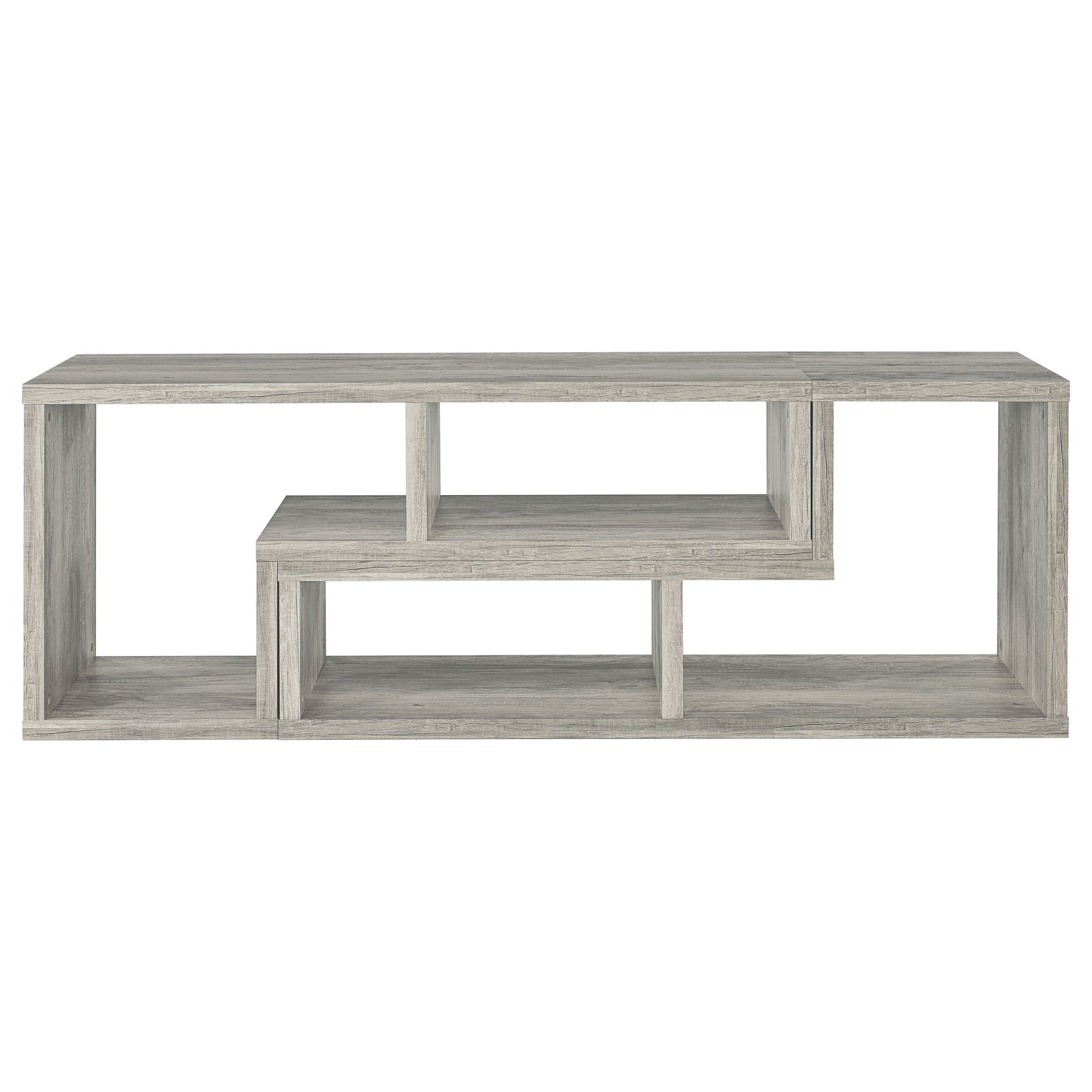 Velma Multipurpose TV Stand and Bookshelf Grey Driftwood