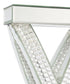 Dominick 31-inch Tapered Mirrored Acrylic Table Lamp Silver