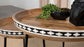 Ollie 2-piece Solid Wood Bone Inlay Nesting Table Natural