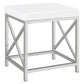 Eliza Vanity Set with Lighting & Stool White and Chrome