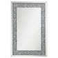 Valerie 24 x 36 Inch Acrylic Crystal Wall Mirror Silver